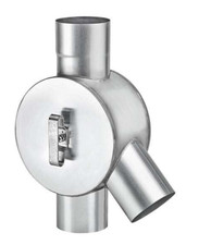 Regenwasserklappe Regenwasserverteiler Wasserverteiler Titanzink Ø 100mm