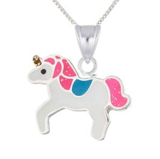 Anhänger Kette Einhorn Pferd