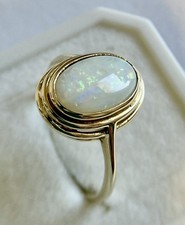 Opalring 333 Gold mit Echtem