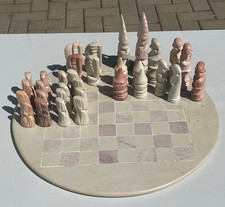 Schachspiel Speckstein