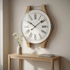 Hochwertige Wanduhr Holz