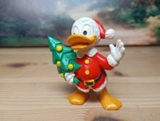 Bully Disney Donald Duck Weihnachtsbaum Sammelfigur 5 cm Hartgummi Germany 1984