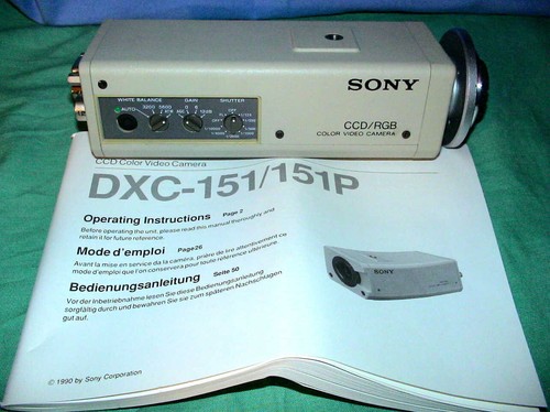 Sony dxc 151p ccd - rgb, color