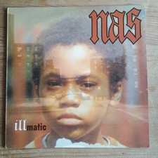 Nas ‎– Illmatic LP EU-1994 1st PRESS VG+/VG+