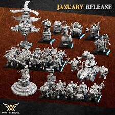 WA Miniatures Dwarf Empire Januar Release  Old World WhfB AoS Zwerge