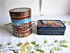 2 alte Blechdosen Lebkuchendosen Nürnberger Lebkuchen E. Otto Schmidt/Max Weiss