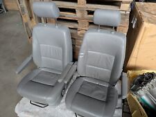 VW T5 Multivan Sitz Fahrersitz+Beifahrersitz Leder Grau 7H0881303E Paar Original