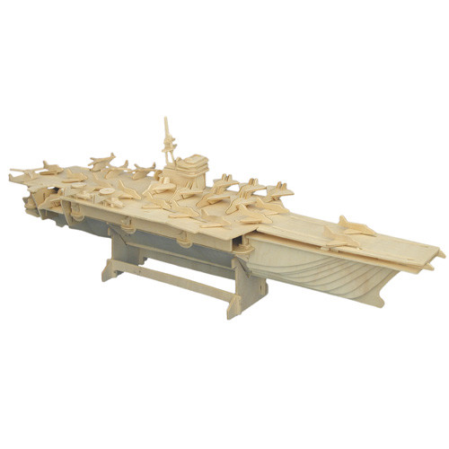 Flugzeugträger holzbausatz - 3d,