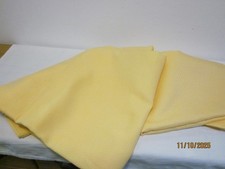 2 sonnengelbe Fenster-Schals 130x145 cm