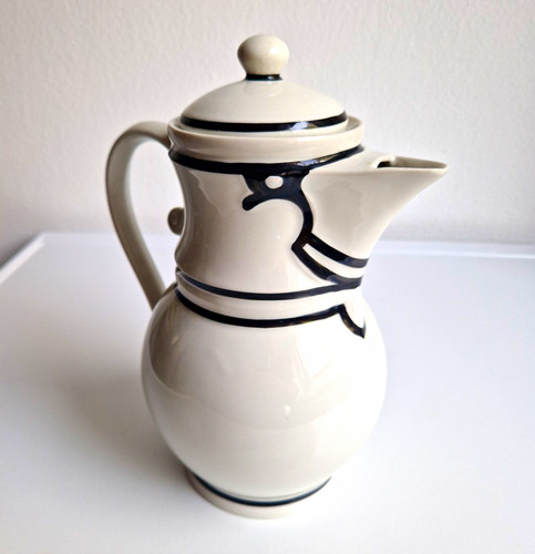 Lachende kanne kaffeekanne - lachende,