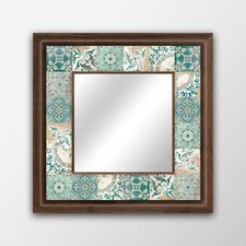 Grüne Fliesen Handarbeit