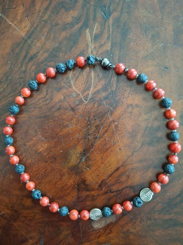 Vintage kette collier aus - ,