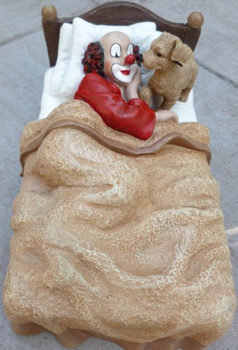Gilde clown mit hund - hund, im