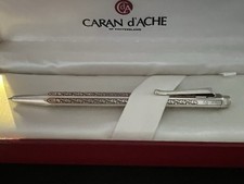Caran D'Ache Ecridor Ammonit Kugelschreiber Clip graviert AG925