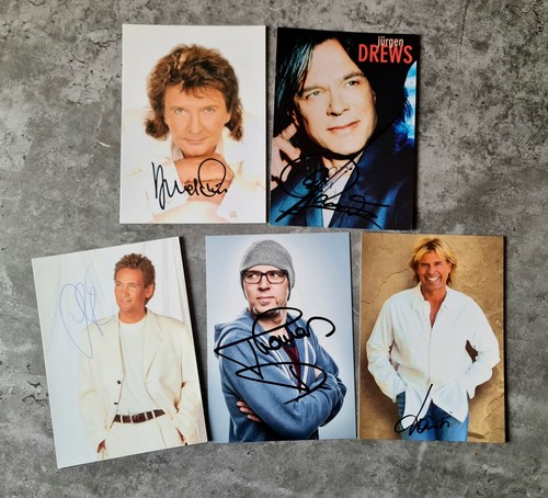 Handsignierte autogrammkarten - handsignierte,
