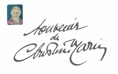 Autogramm christian marin - autogramm,