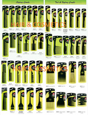 Magic/Stella-Kollektion Kunststoff, Metall-Entwirren-Styling, Griff-alle Arten Kamm