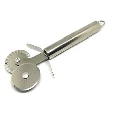 Gebäck Ravioli Schneider Doppelrad Edelstahl Pasta Profi