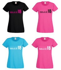 Endlich 18 - Damen T Shirt - 18 Geburtstag - Geburtstags Party - Volljährig Spaß
