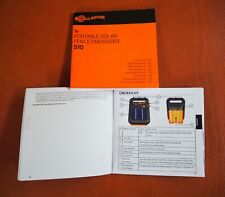 Gallagher Weidezaungerät Solargerät S10 mit Akku 341310 Betriebsanleitung Anweis
