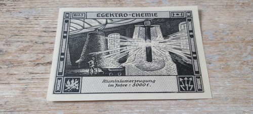 Notgeld gutschein der stadt - der,