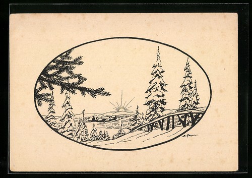 Künstler elsbeth forck - künstler-ak,