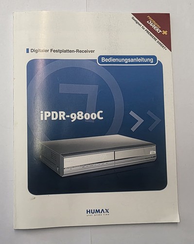 Humax ipdr 9800c digitaler - humax,