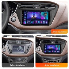 4+64GB Für Hyundai i20 2015-2018 CarPlay Android 15 Autoradio GPS Navi Kamera BT
