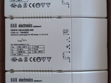 6x * BAG electronics HES70.1 * HID-EVG 70W * geöffnete OVP