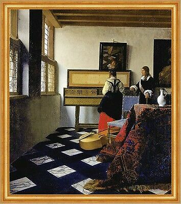 Lady the virginal - with, a