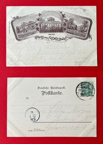 Fredersdorf 1901 post - ak,