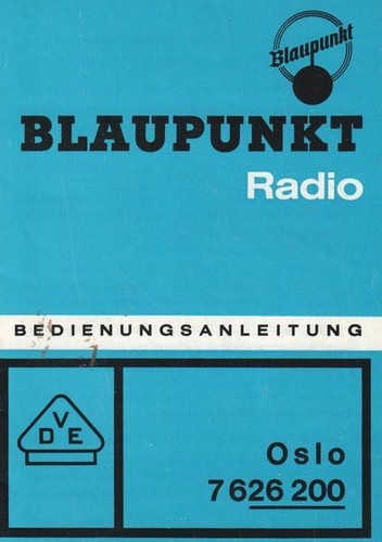 Blaupunkt radio oslo 7626 200 - radio,