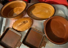 Ofenschalen Kasserole braun