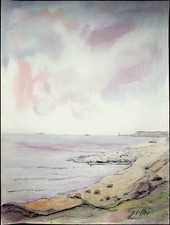 Gemälde , Hans Goller , Moderne-Kunst , Aquarell  auf Papier