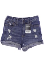 Hollister Shorts Damen kurze Hose Hotpants Gr. W24 Baumwolle Blau #x1hlzlr