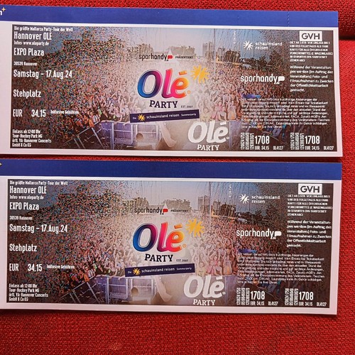 Hannover ole tickets - hannover,