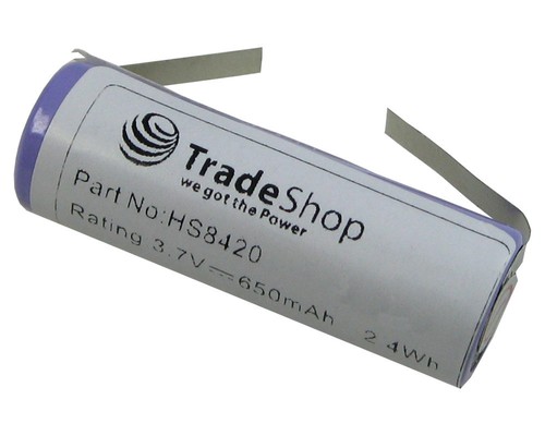 Akku 650mah 7v - akku, 3,6v/3,7v