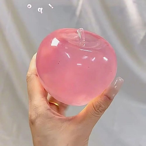Green apple stress ball - green,
