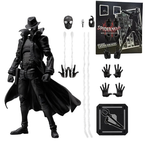 15cm spiderman noir action - spiderman,