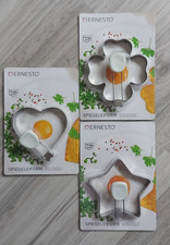 Spiegeleiform Stern Blume Herz Edelstahl 3 Stk