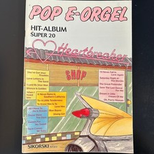 Noten - pop e-orgel -