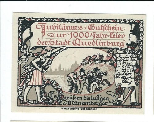 Notgeld quedlinburg - -,