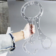 Restraint Kristall Handschellen Pranger Pillory Cangue Heavy Duty Handcuffs