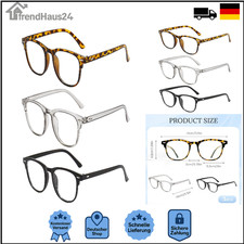 3 Stück Brille Ohne Stärke