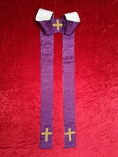 STOLA BEIDSEITIG WEISS/VIOLETT