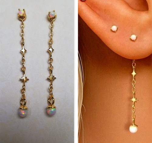 925 silber opal stern - 925,