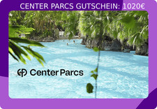Center Parcs Gutschein Wert: 1020€ - 3 Jahre gültig