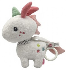 FEHN Spieluhr Einhorn Pferd weiß Sterne Plüschtier Stofftier "Brahms Wiegenlied"