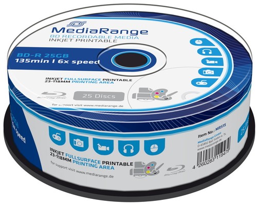100 mediarange rohlinge - 100,