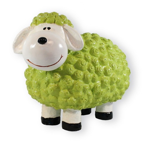 Buntes deko schaf - schaf, grün